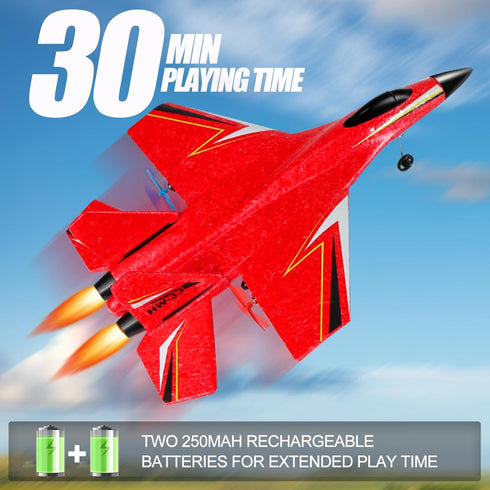 14 2 Remote Control Airplane for Ages Years and Up, Channels Foam RC Planes Jet Wireless Toy,Hobby RC Aircraft Glider