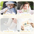 Set Baby Shower Gifts for Boys Girls, Baby Gifts Basket Newborn Blanket Rattle Toys Keepsake Pacifier Clip Infant Bibs