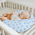 Summer Blue Lobster Bows Stripe Baby Nursing Pillow Covers for Boy Girl Lobsters Sea Ocean Stripes Nursing Slipcover
