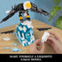 Set, 2 1 14+ (1018 Vziimo Ideas Eagle Animals Building MOC Eagle Creative Bird Model, Creator in Animal Lover Owl Birds
