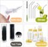 17 7 Pack Long Bottle Brush, in Bendable Cleaner Brushes for Cleaning Neck Beer Bottles, Wine, Baby Bottles, Water