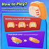 Handheld Game for Kids 6-12 with Lights and Sounds, Sensory Fidget Toy for 6-12 Year Olds - Orange Birthday Gift