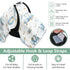 Dalzium Airplanes Blue Elephants and Balloons Car Seat Cover Baby, Carseat Canopy Cover for Girl Boy, Breathable Baby