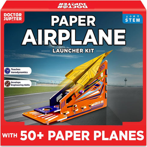 Doctor Jupiter Paper Airplane Book Kit, Crafts for Kids Ages 6+ |