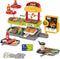 Kids BBQ Grill Play Set: Coffee, Card Reader, Cash Register, Play Food