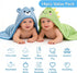 Jaseppor 14 Set, 4 10 PCS Baby Bath Towels PCS Animal Hooded Baby Towels & PCS Washcloths, Ultra Soft & Absorbent