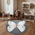 Tummy ABREEZE Butterfly Baby Round Play Pad Crawling Mat Blanket Time Mat Rug for Kids Children Toddlers Bedroom