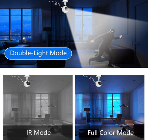 GUOANVISION 5G IP66 24/7 2 Pack Cameras for Home Security Indoor/Outdoor Camera for Dog/Cat/Pet/Nanny/Baby, Baby