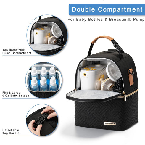 Pack Breast Milk Cooler Bag with Ice