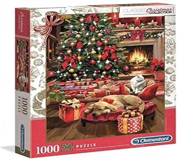Clementoni Christmas Collection Jigsaw Puzzle 1000 Pieces - Made in Italy, Adult Puzzle, 39580, Multi-Colour