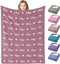 Custom Blanket with Name, Personalized Baby Blanket, Name Blankets Personalized Kids, Customized