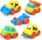 P&C 5 Pcs Toddler Toys Mini Cars for Ages 1-3, Beach Sand
