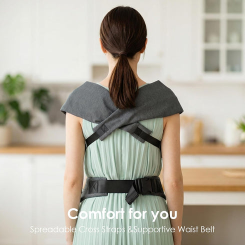 Carriers(8-30lbs), MISSWISDOM Baby Carrier Newborn to Toddler Baby Wraps Newborn Carrier with Head Support, Infant