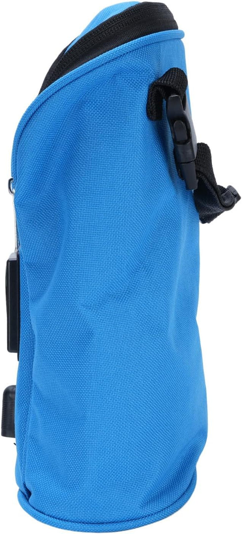 Portable Cordless Baby Bottle Warmer with Adjustable Temperature (Blue)