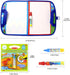 Jenilily Water Doodle Mat, Portable Travel Drawing Bag Mat with Pen Educational Painting Toy for Kids