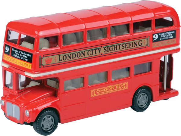 London Bus Routemaster City Tourist Closed Top Diecast, 1/76 Scale