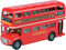 London Bus Routemaster City Tourist Closed Top Diecast, 1/76 Scale