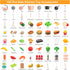 105Pcs Kids Kitchen Toy Accessories - Toddler Pretend BBQ Camping Cooking Playset, Play Food Set