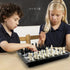 DINOBROS Magnetic Travel Chess Set, Folding Board Portable Chess Board Games Gift for Kids and Adults