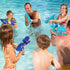 unanscre 2 Pack Dinosaur Water Blaster Soaker Gun - Dino Pump Action Squirt Gun for Kids, Long-Range Shooting Water Toys