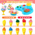 Rodsucs Sets 4-8, 3-12 Color Dough Kitchen Creation for Kids Ages Ice Cream Maker Toy for Year Old Kid, Kids Arts