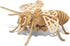 Puzzled 3D Puzzle Honeybee Wood Craft Model Kit - Unique Educational DIY Wooden Insect Toy to Build & Paint, 32pcs