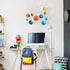 Hollowfly 3D Solar System Mobile Hanging Planets Solar System Decor Educational Planets Model Large Space Nursery Decor