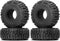 OGRC 1.0 Soft and Sticky Tires for 1/18 TRX4M, 1/24 RC Crawler Axial SCX24 FMS FCX24 - 60 * 22mm