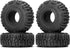OGRC 1.0 Soft and Sticky Tires for 1/18 TRX4M, 1/24 RC Crawler Axial SCX24 FMS FCX24 - 60 * 22mm