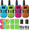 Walkie Talkies for Kids - Rechargeable 4 Pack with Charger Battery, Long Range Outdoor Toys for 3-12 Year Olds