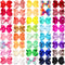 CÉLLOT 40 Pieces 4.5 Inch Hair Bows for Girls - Clips Grosgrain Ribbon Boutique Hair Bow Alligator Clips for Girls