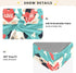 Bseiialft 52 28 Pug Puppy Hearts Teal Crib Sheets for Boys Girls Soft and Breathable Cotton Baby Sheets for Standard