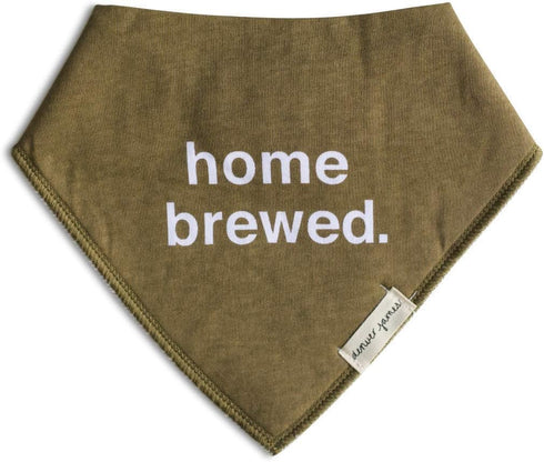 Bandana Feeding Drool Baby Bib, Soft Organic Cotton with Fleece Back for Infants and Toddlers
