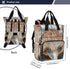 SUABO Backpack Baby Diaper Bag Watercolor Echidna Face Large Bag Waterproof Travel Diaper Bags for Moms and Dads