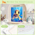 6-8-12, (8X8inch) Reivworl Paint by Numbers Kit for Kids with Frame and Easel, Sea Turtles Paint by Number for Kids Age