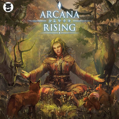 Grey Fox Games Arcana Rising Board Game, 20-60 Minutes, 1-6 Players, Study The Mystic Arts to Become The Archmage!