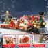Set, Sets 8+(1041 Christmas Train Building Blocks Trian Model Building Toy Collectible Holiday Block for Boys & Girls