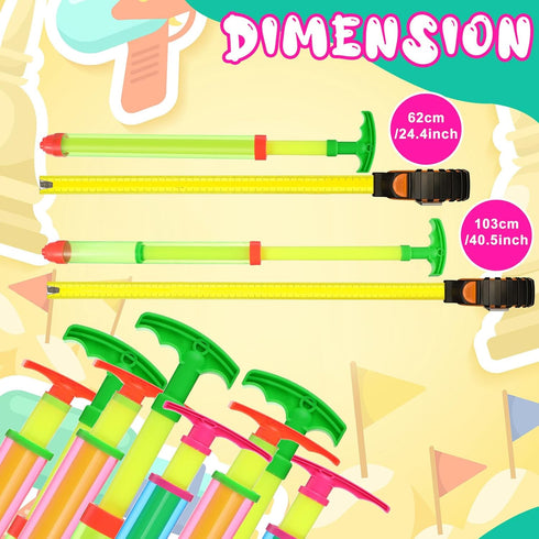 Honoson 18 Summer Game(25 1.2 2.8 Inches) Pcs Crayon Water Guns Tube Squirters Water Suction Gun Shooter Beach and Pool