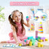 1.34in 1-3, 3+ Magnetic Blocks for Toddlers, Macaron Magnetic Building Cubes for Kids Ages Stem Preschool Stack