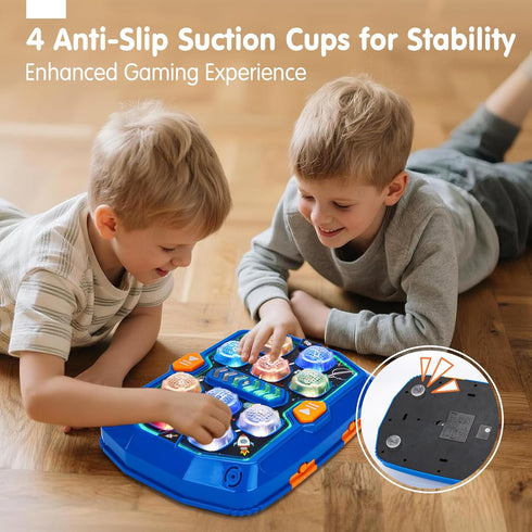 5-7 3 4 5 6 7 hahaland Toys for Ages - Interactive Whack A Game with Sound and Light Stem Montessori Toy for Kids Age