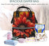 KHIRY Backpack Mummy Backpack Diaper Bag Nappy Baby Bag Donut and Cupcake Multifunction Changing Bags for Travel, Red