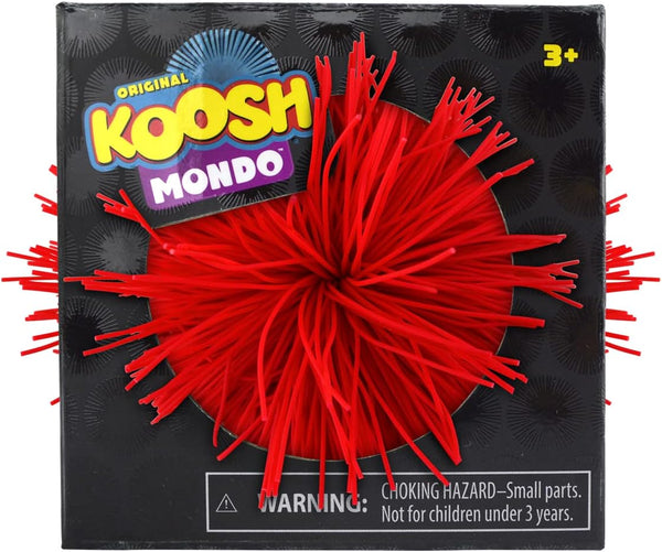 Koosh Mondo Ball, Assorted Colors, Kids Outdoor Toys for Beach Games, Fidget Toys for Kids, Ages 3+, Family Outdoor Fun