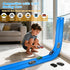 Vcsaq 15 Set 1/64th Flexible Race Track Toys for Kids, Ft Flex Tracks Starter with Strong Suction Cups - Compatible
