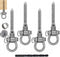 4 Heavy Duty Swing Hangers, 1500 LBS Permanent Anti Rust Bearing for Yoga Hammock Chair and Playground Accessories