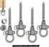 4 Heavy Duty Swing Hangers, 1500 LBS Permanent Anti Rust Bearing for Yoga Hammock Chair and Playground Accessories