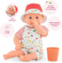 Corolle Bebe Bath Calypso Garden Delights Baby Doll - Soft Body, Play Cup, Ages 18 Months+