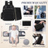 Backpack Pad,17 Diaper Bag Travel Baby Bag with Changing Pockets,Insulated Pockets,USB Charging Port,Baby Shower