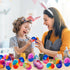 12 Pack Prefilled Easter Galaxy Slime Eggs, Galaxy Slime Easter Egg Fillers Stress Relief Easter Egg Hunt Filling