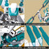 White Horse Dragon Samurai Mech Robot Model 2 in 1 Building Blocks Toy Set for Age 8+ Children Adults 731 Pieces