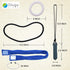 16 Pack Sensory Necklaces for Chewing Boys Girls, Stretchy Coil Bracelets Chewing Necklace for Kids Sensory